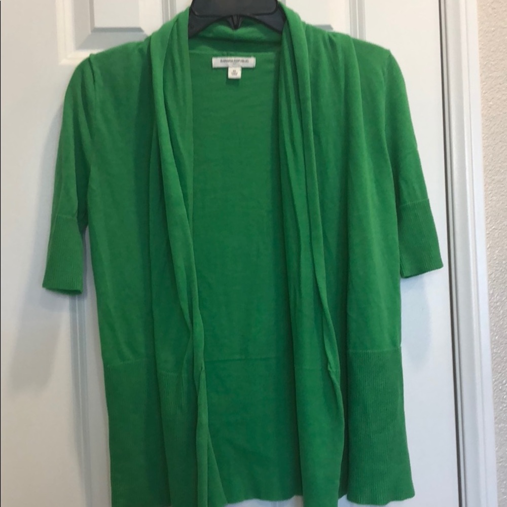 Banana Republic XS Cardigan Apple Green